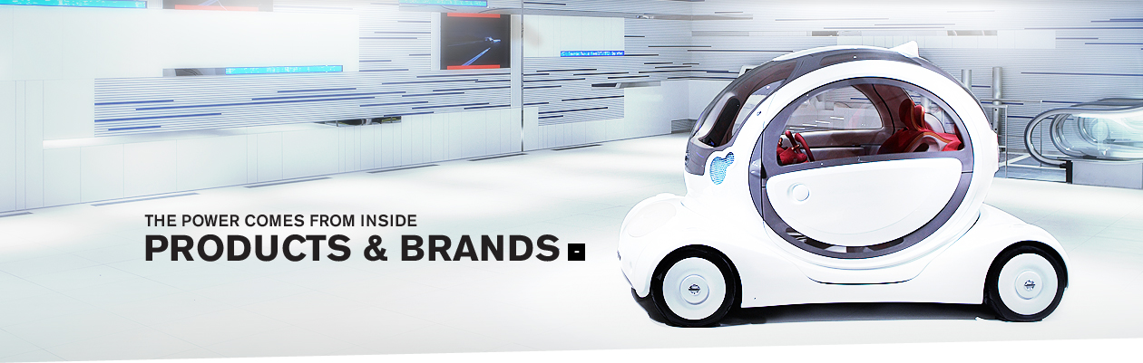 THE POWER COMES FROM INSIDE PRODUCTS & BRANDS
