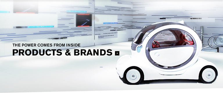 THE POWER COMES FROM INSIDE PRODUCTS & BRANDS
