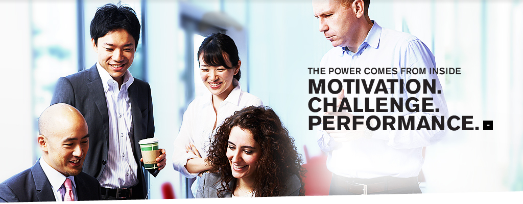 THE POWER COMES FROM INSIDE MOTIVATION. CHALLENGE. PERFORMANCE.
