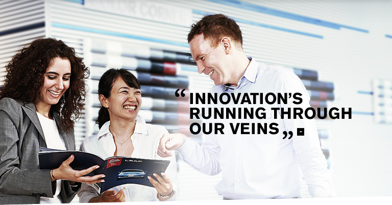 INNOVATION'S RUNNING THROUGH OUR VEINS